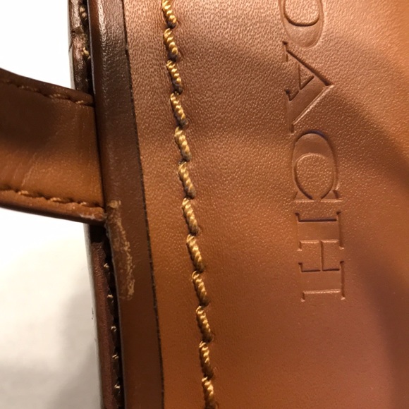 SOLD- Coach Cross Band High Wedge Sandal, 9.5 - Picture 8 of 8